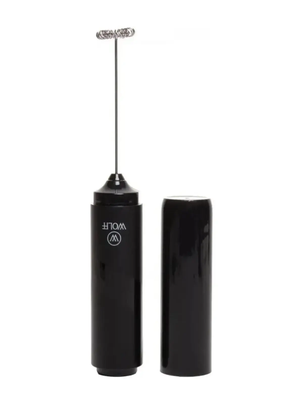 Mini Mixer a Pilha em Inox Preto 