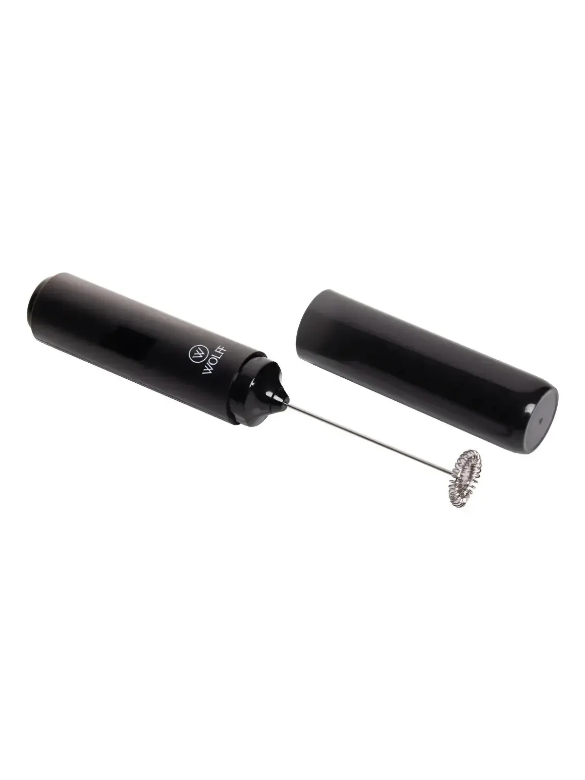 Mini Mixer a Pilha em Inox Preto 