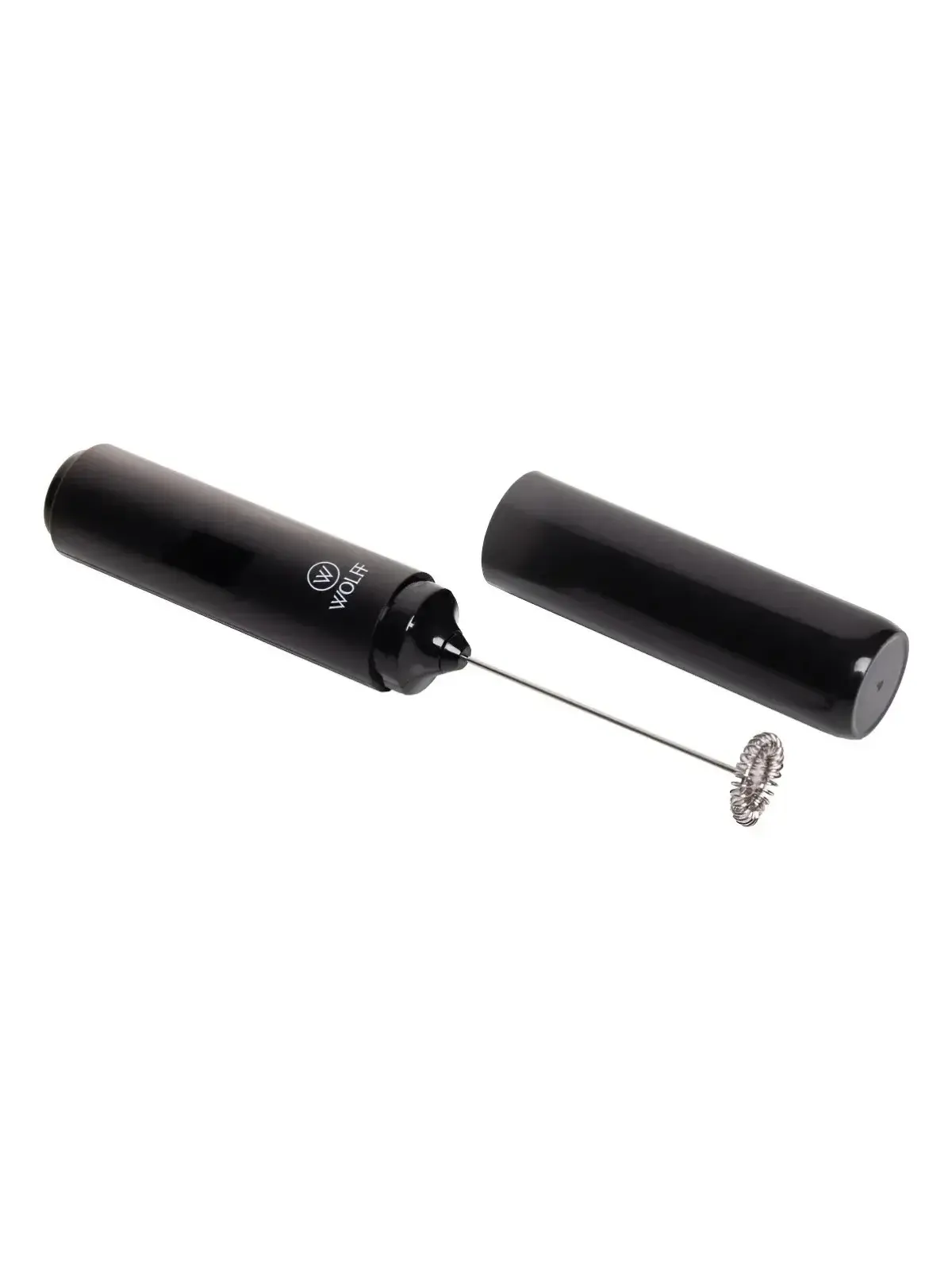 Mini Mixer a Pilha em Inox Preto 