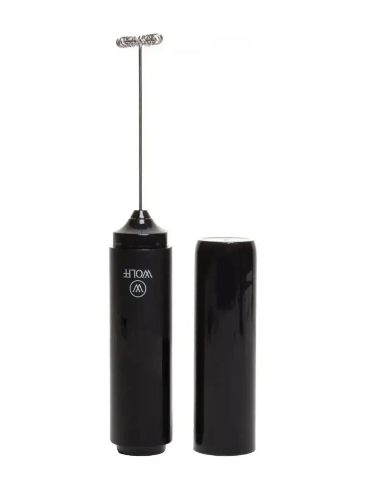 Mini Mixer a Pilha em Inox Preto 