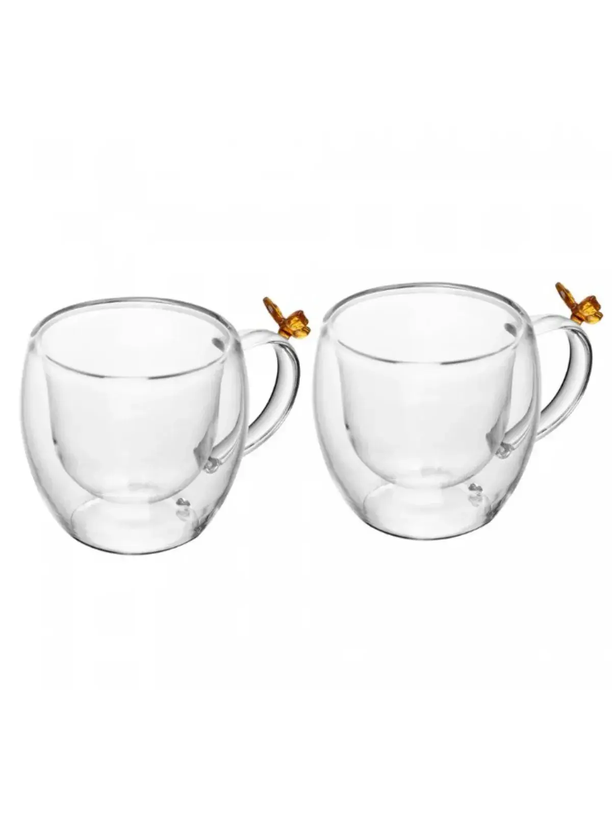 Conjunto 2 Xícaras de Chá Sun Garden em Vidro Borossilicato 180ml