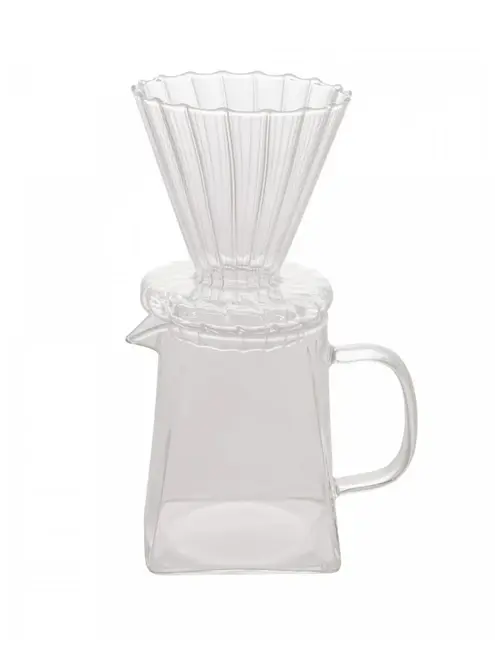 Cafeteira com Suporte para Filtro em Vidro Borossilicato