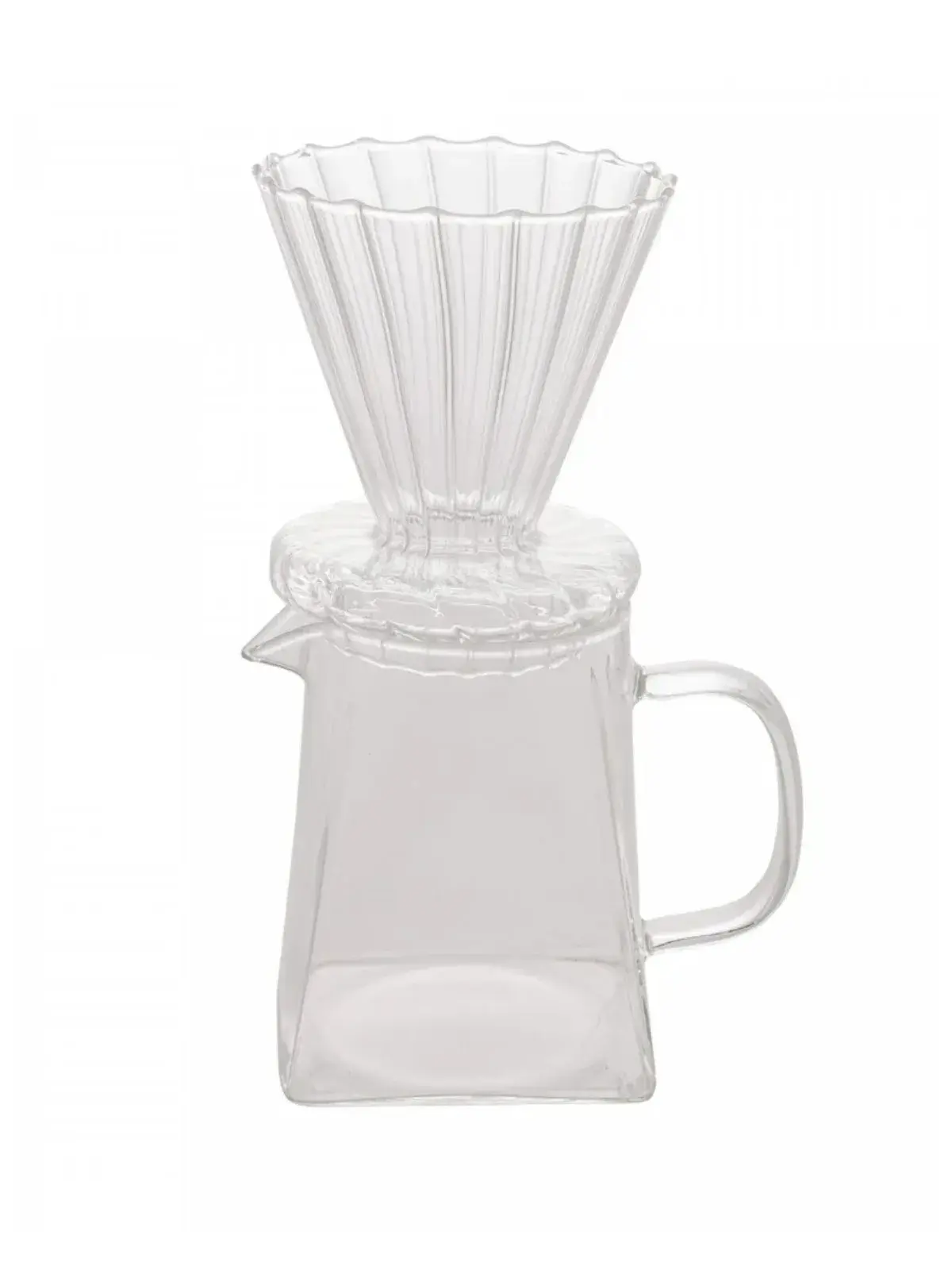 Cafeteira com Suporte para Filtro em Vidro Borossilicato 