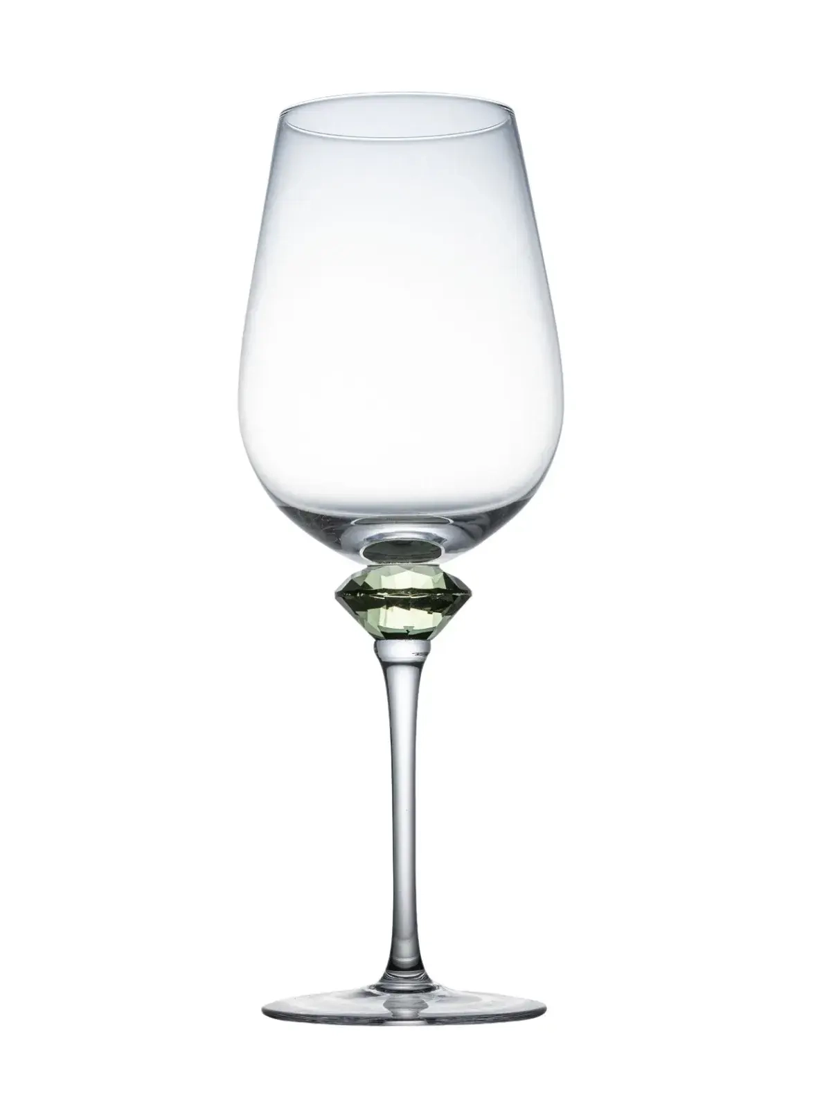 Taça Vinho Branco com Haste Lapidada Diamond 510ml