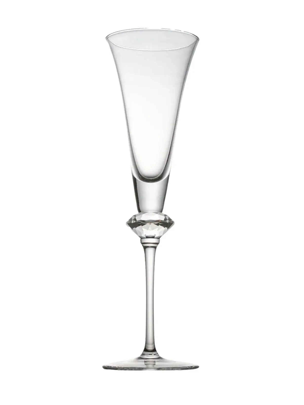 Taça Champagne com Haste Lapidada Diamond 150ml