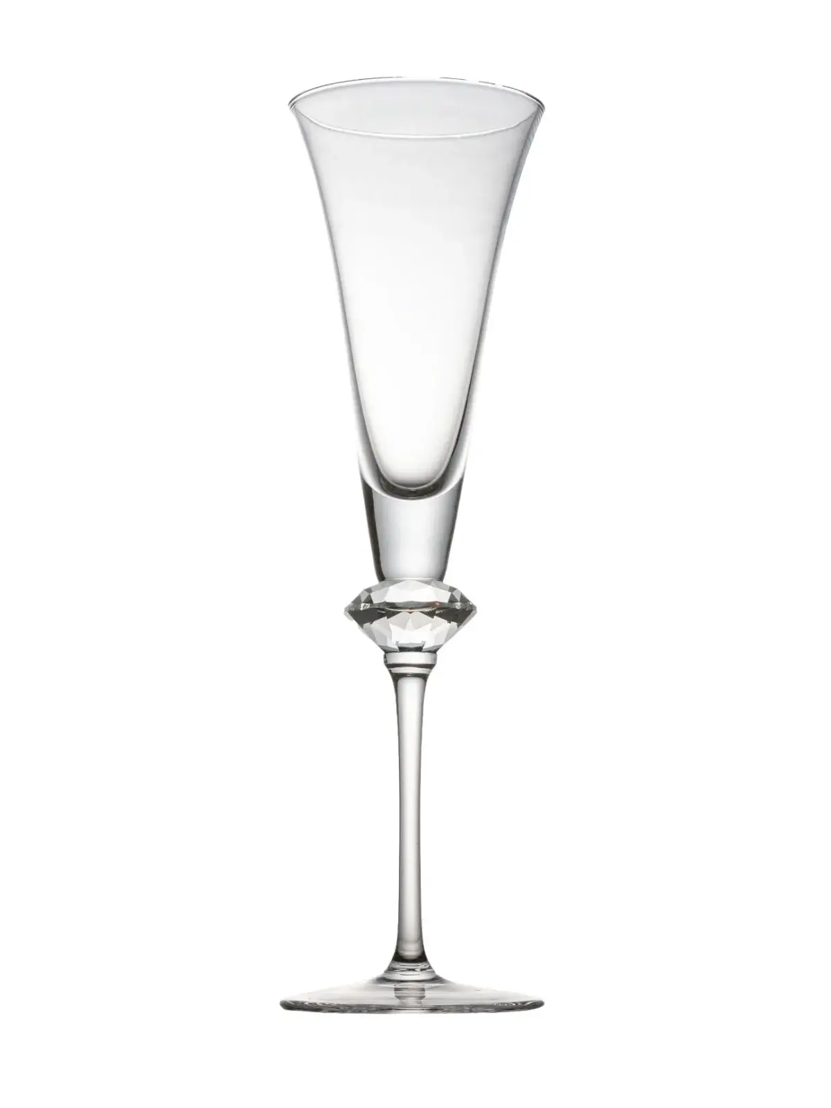 Taça Champagne com Haste Lapidada Diamond 150ml