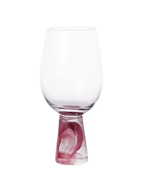 Taça de Vidro com Base Contemporânea