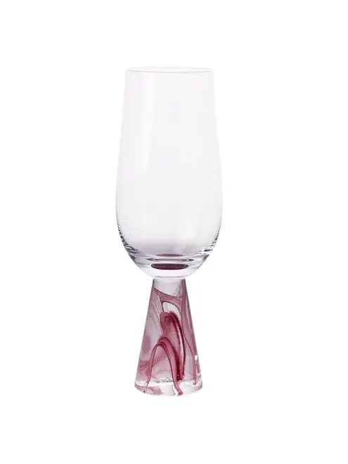 Taça de Vidro com Base Contemporânea