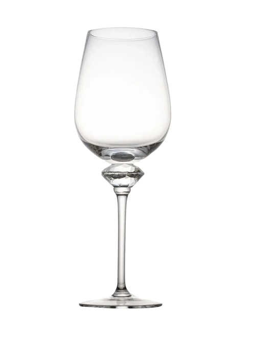 Taça Vinho Tinto com Haste Lapidada Diamond