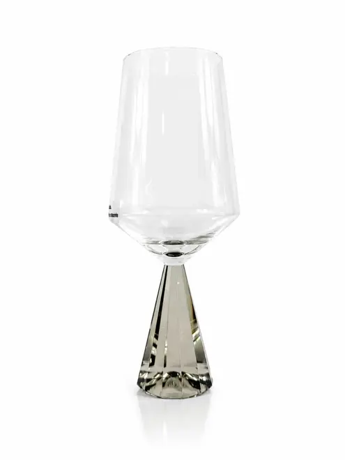 Taça Vinho Tinto Base Geométrica