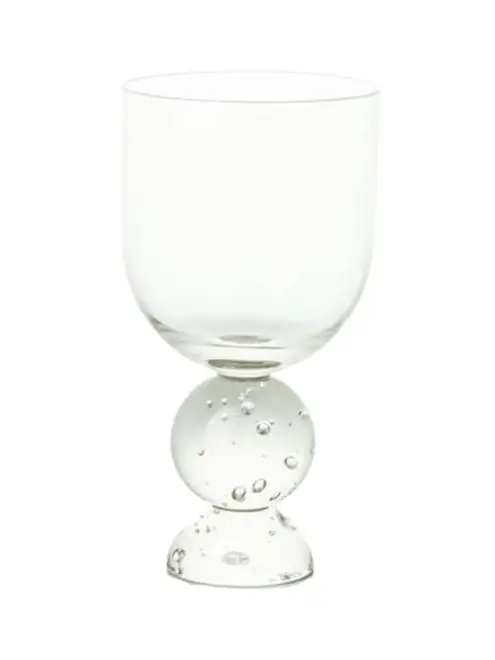 Taça com Base Esfera Bubble Violeta