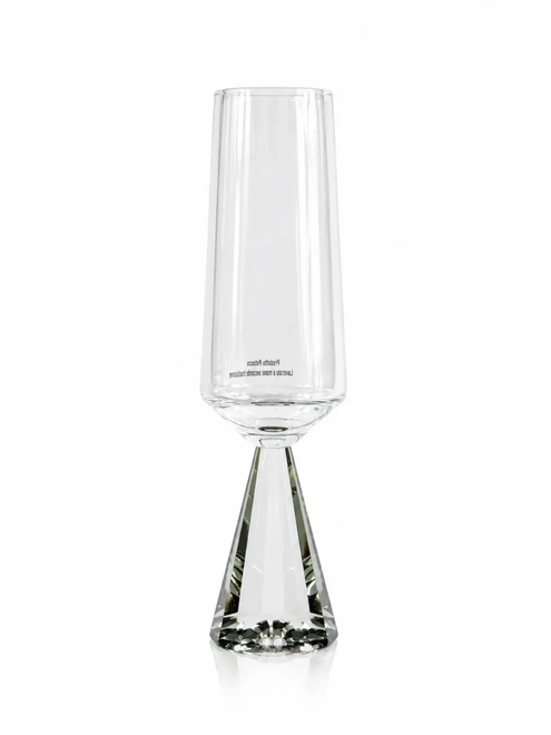Taça Champagne Base Geométrica