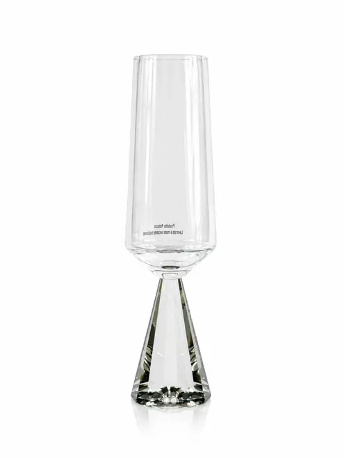 Taça Champagne Base Geométrica
