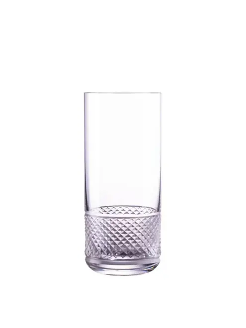 Jogo de 6 Copos Long Drink Linha Bar em Cristal 24% PbO Mozart por Frederico Strauss