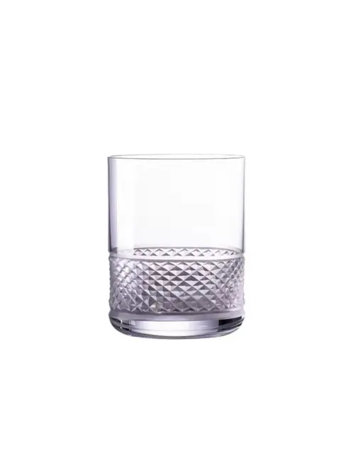 Jogo de 6 Copos On The Rocks Linha Rondó em Cristal 24% PbO Mozart por Frederico Strauss