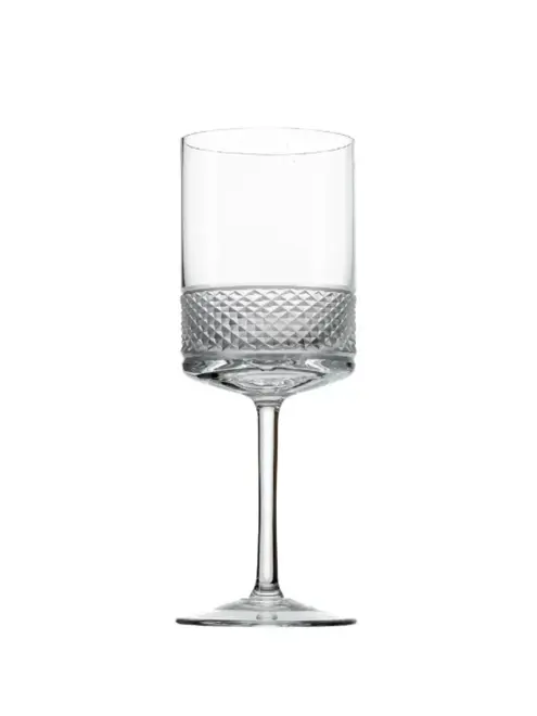 Jogo de 6 Taças para Vinho Tinto em Cristal 24% PbO Mozart por Frederico Strauss