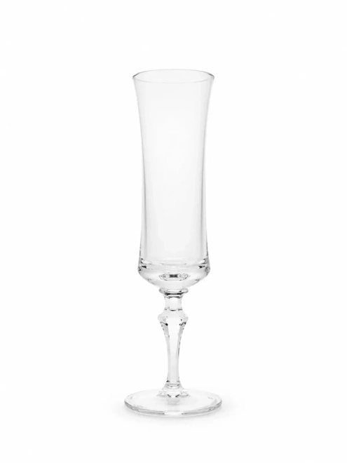 Jogo de 6 Taças Flute para Champagne em Cristal 24% PbO Mozart por Frederico Strauss