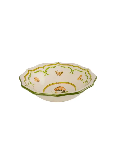 Bowl Ornamental Paris em Cerâmica Coleção Cogumelo de Silvestre - Pintado a Mão