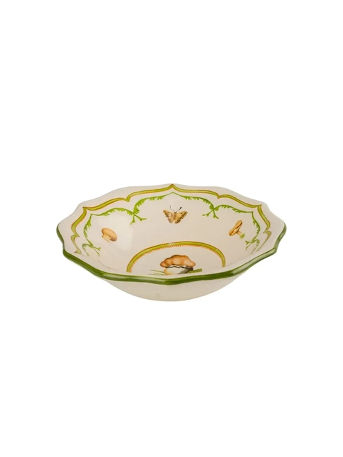 Bowl Ornamental Paris em Cerâmica Coleção Cogumelo de Silvestre - Pintado a Mão