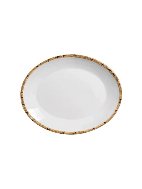 Travessa Funda em Cerâmica Bambu Média