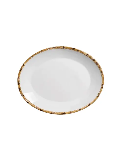 Travessa Funda em Cerâmica Bambu Média