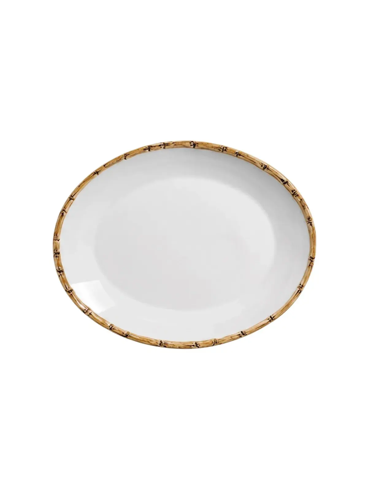 Travessa Funda em Cerâmica Bambu Média 