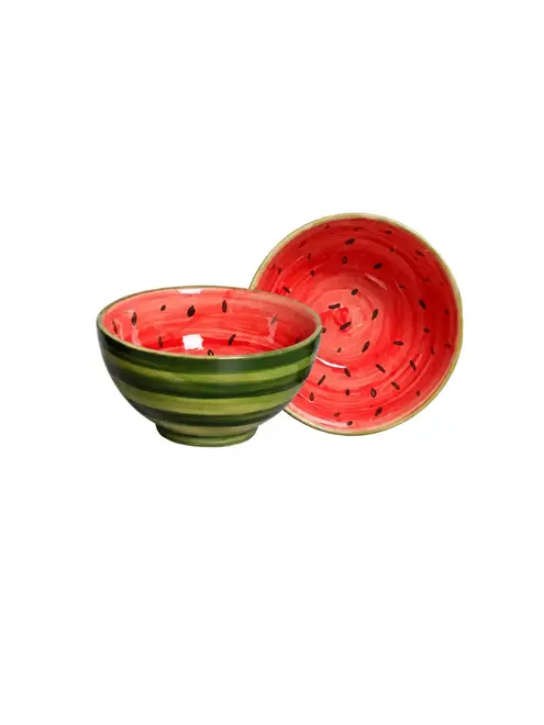 Bowl em Cerâmica Cereal Frutas - Melancia