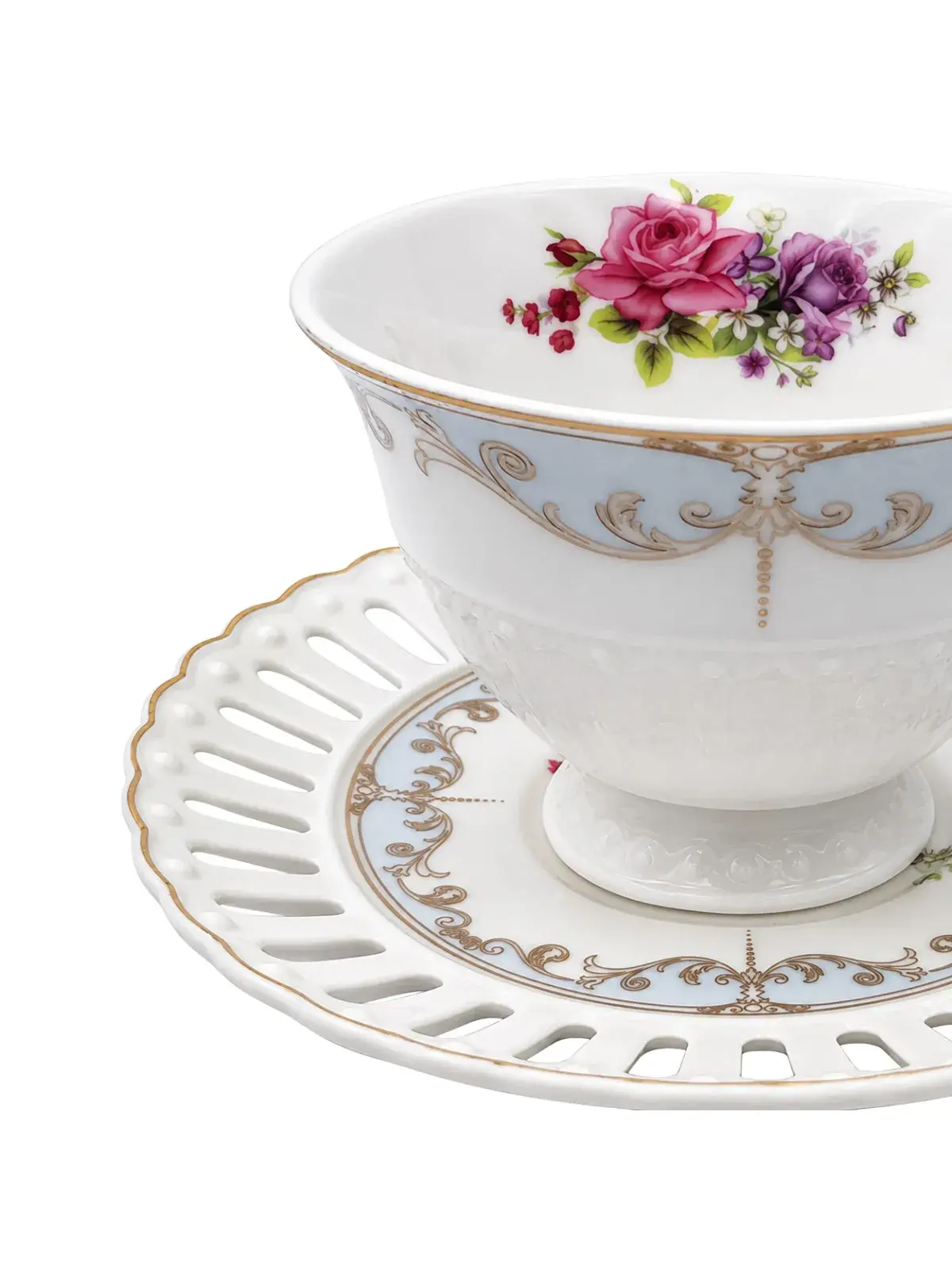 Jogo de 12 Peças para Chá Mon Cheri em New Bone China 220ml