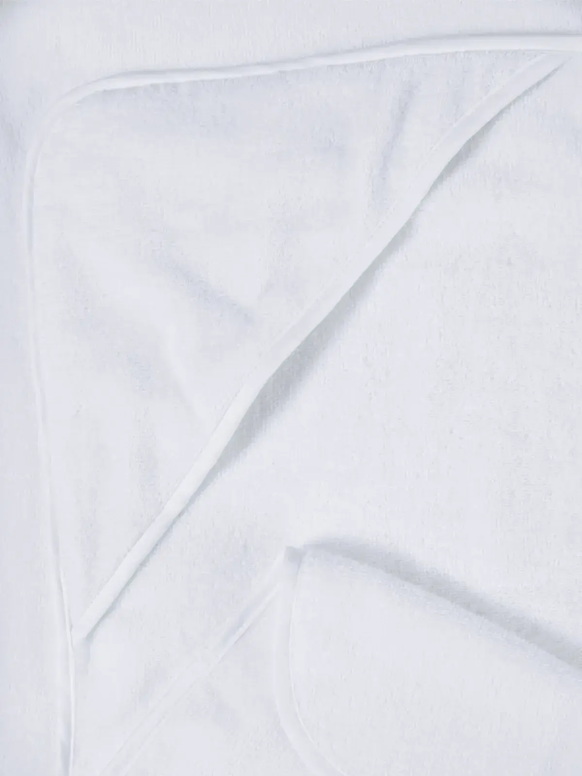 Toalha com Capuz Trussardi Baby 100% algodão Bonelli Branco