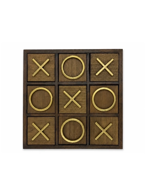 Jogo da Velha Decorativo em Madeira
