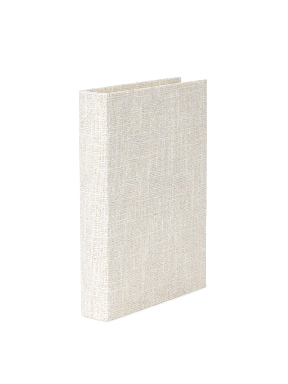 Livro Caixa em Mdf e Linho Bege 