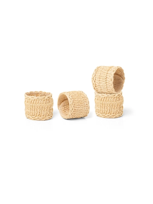 Anel de Guardanapo Brazil Nature 4 Pcs Palha