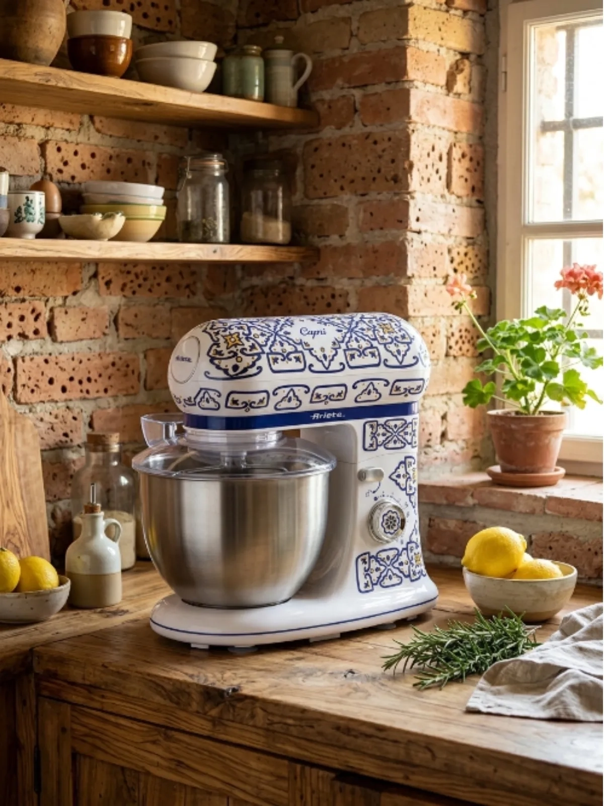 Batedeira Ariete Capri 600W - Design Retrô Italiano 220V
