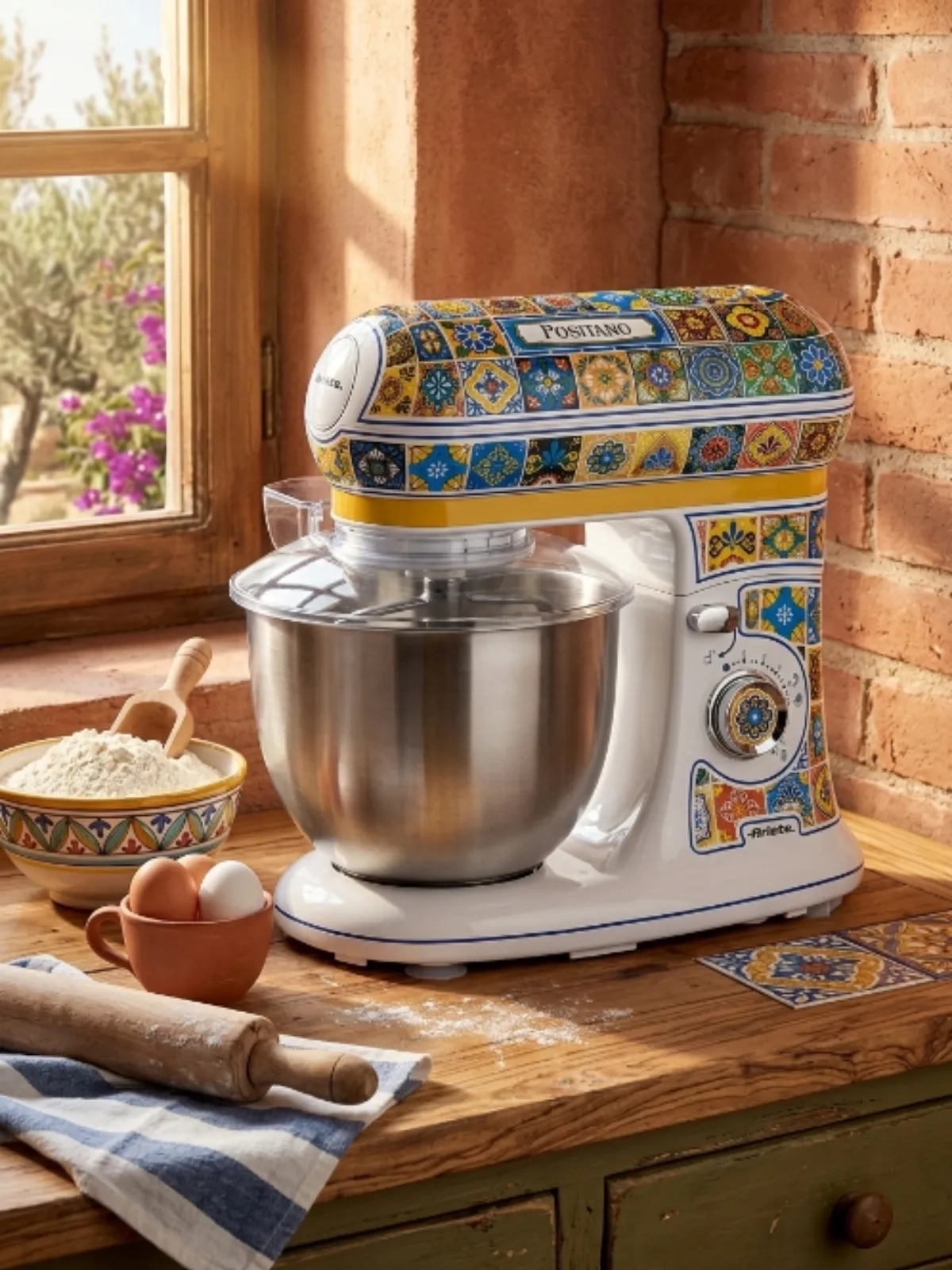 Batedeira Ariete Positano 600W - Design Retrô Italiano 220V