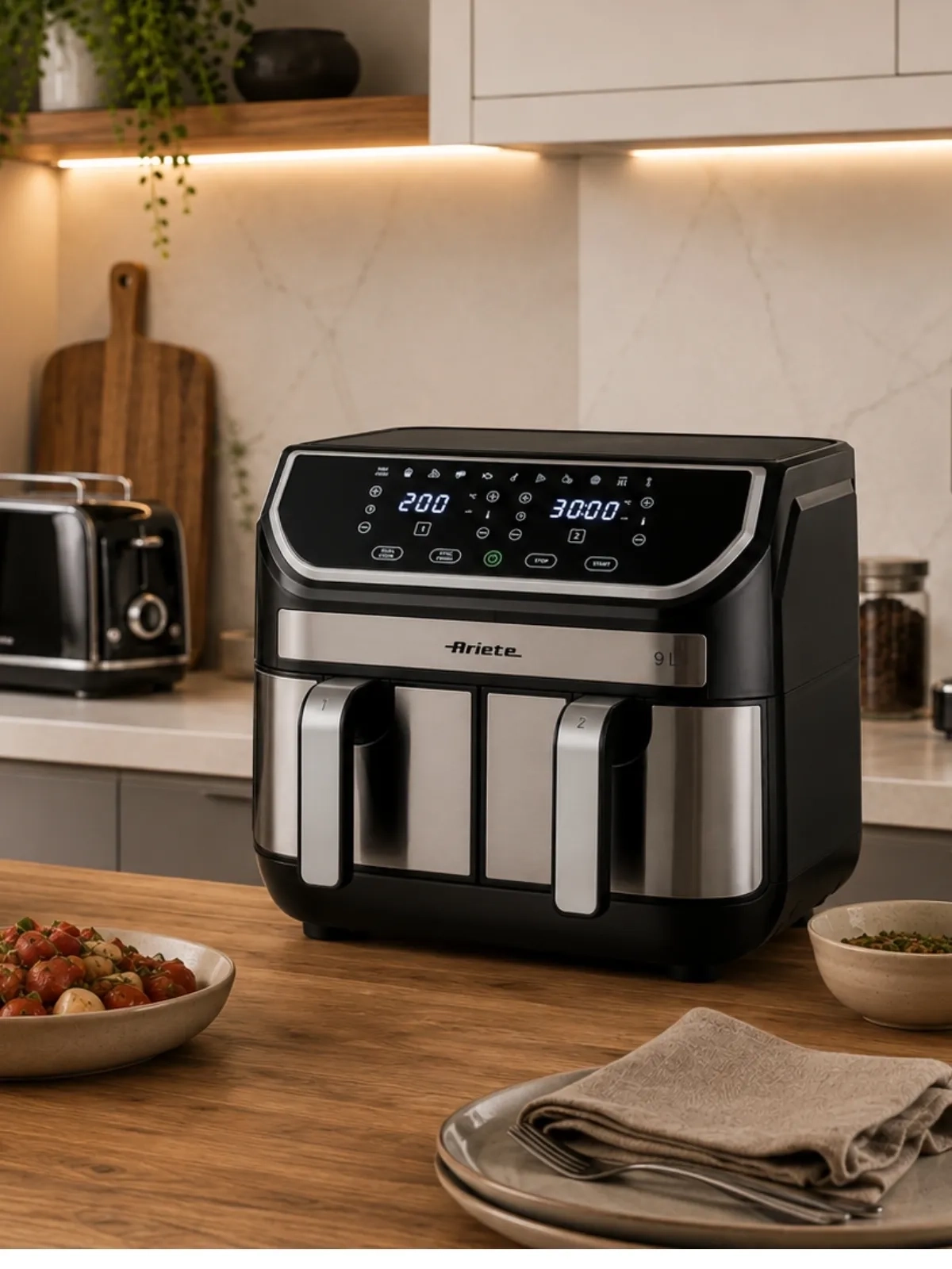 Fritadeira Airfrayer Dual 4.5L x 2 2100W 220V