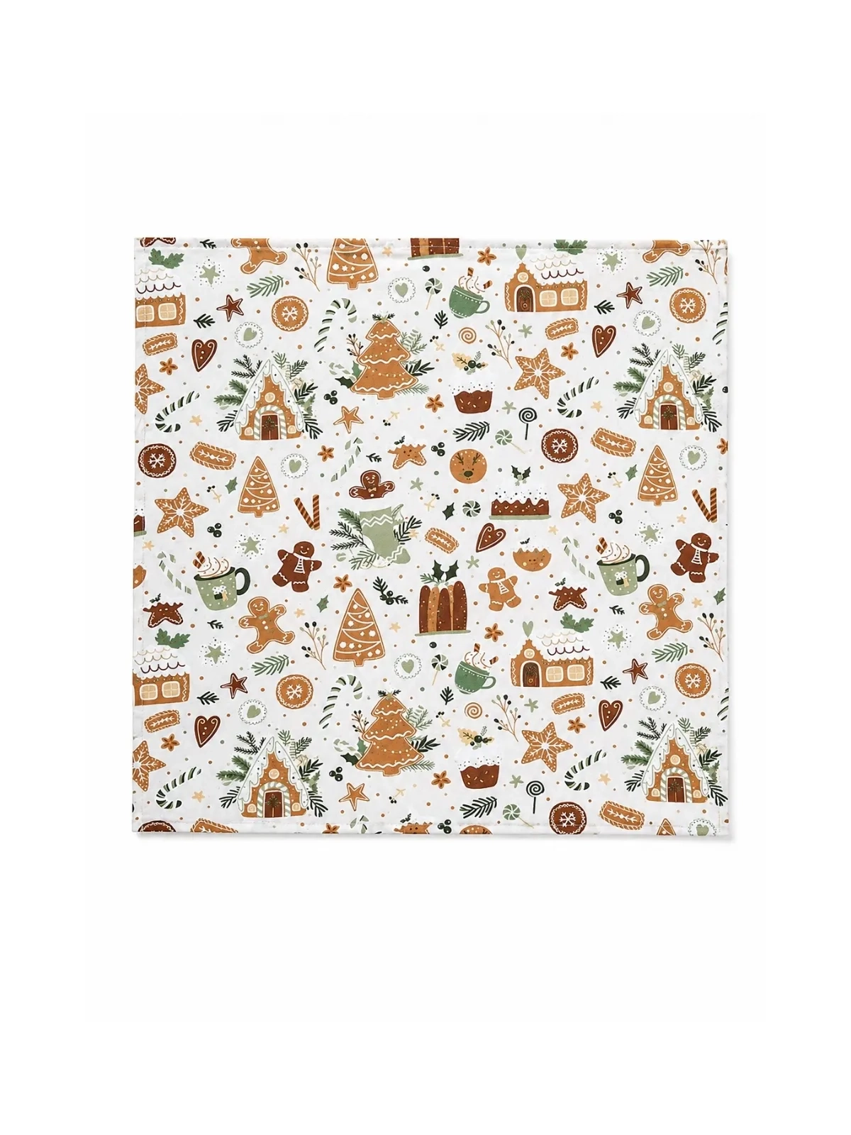 Guardanapo 4 Pcs Home Gingerbread 45cm x 45cm 
