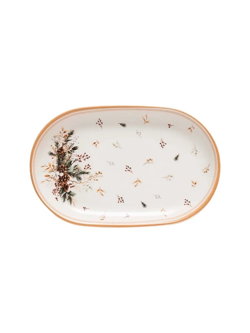 Travessa Aquarelle Classic Pinhas - 22cm x 34cm