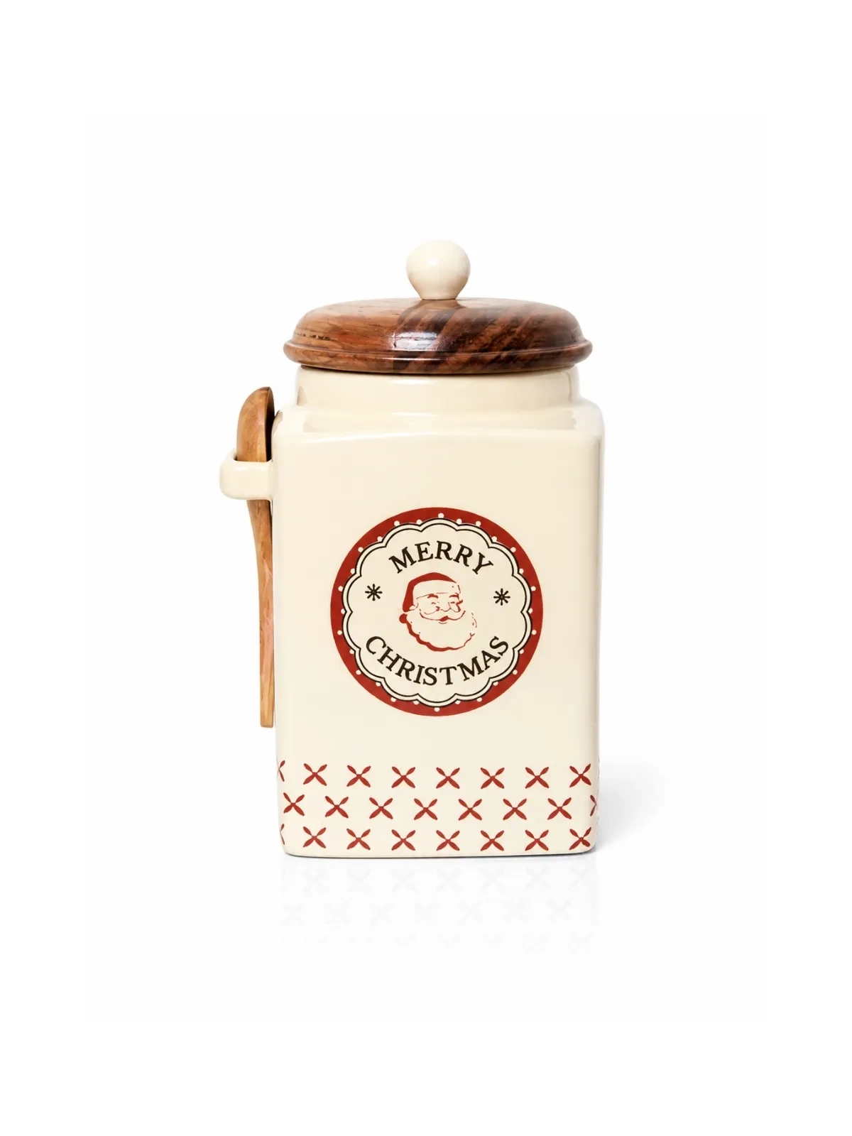 Pote com Tampa Versailles Merry Christmas 13 x 21 cm