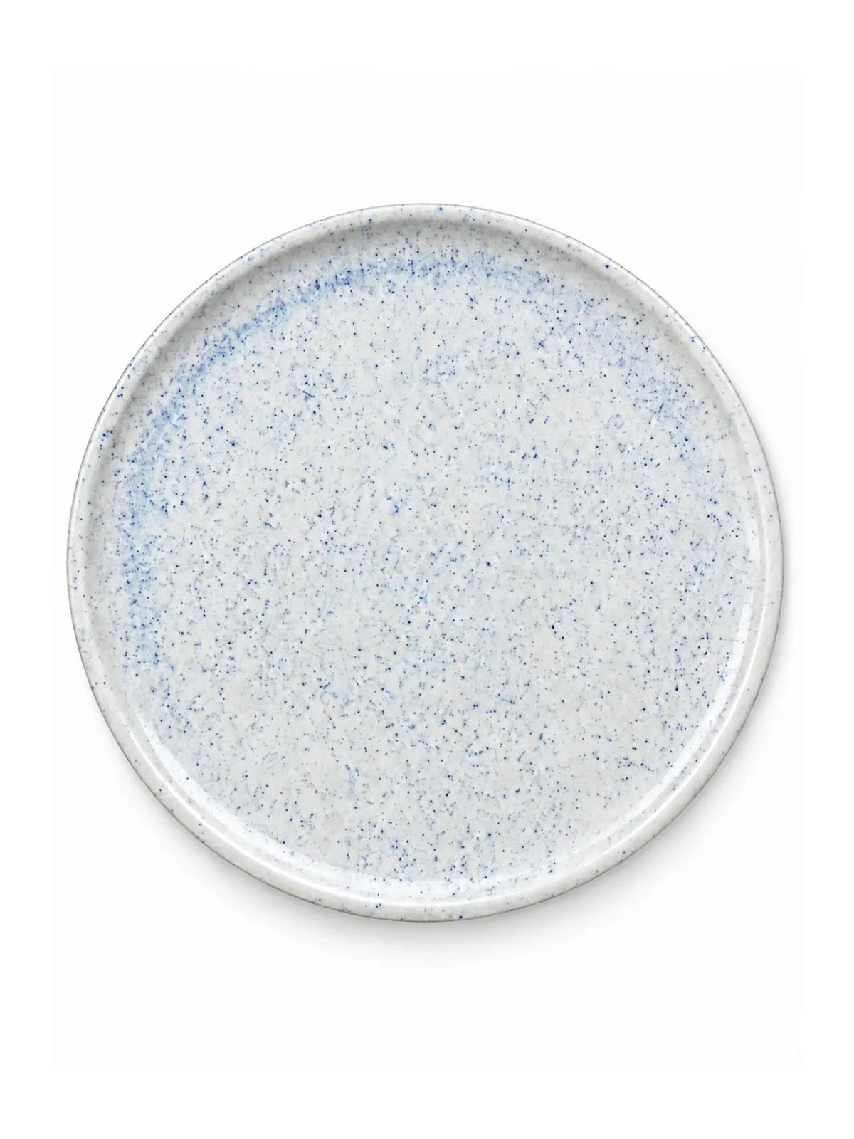 Prato Raso em Porcelana Bold Areias Azul 