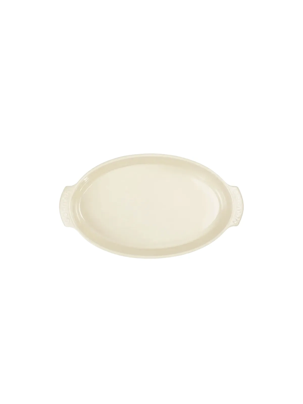 Forma Oval em Porcelana - Assar e Servir Marfim