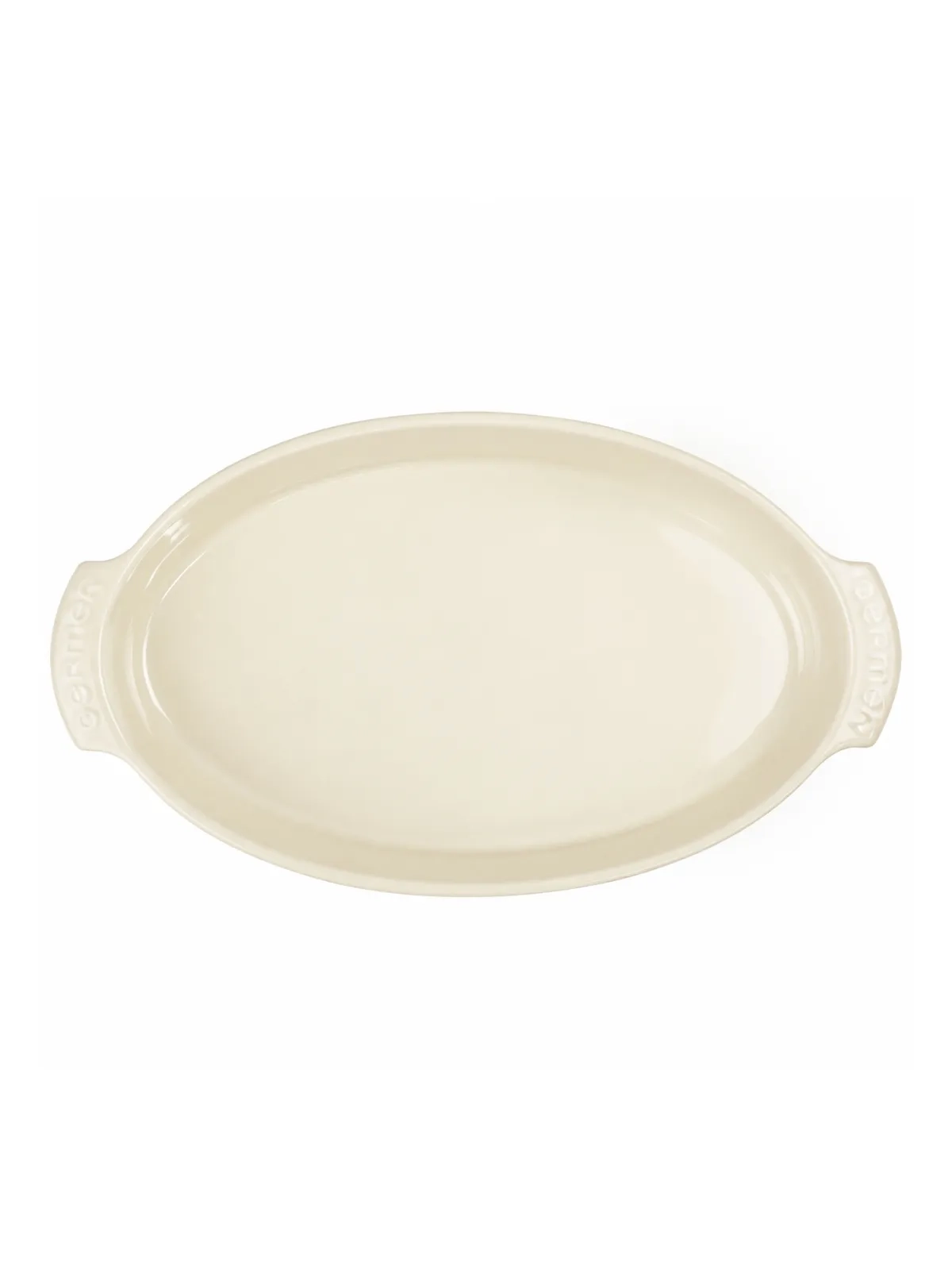 Forma Oval em Porcelana - Assar e Servir Marfim