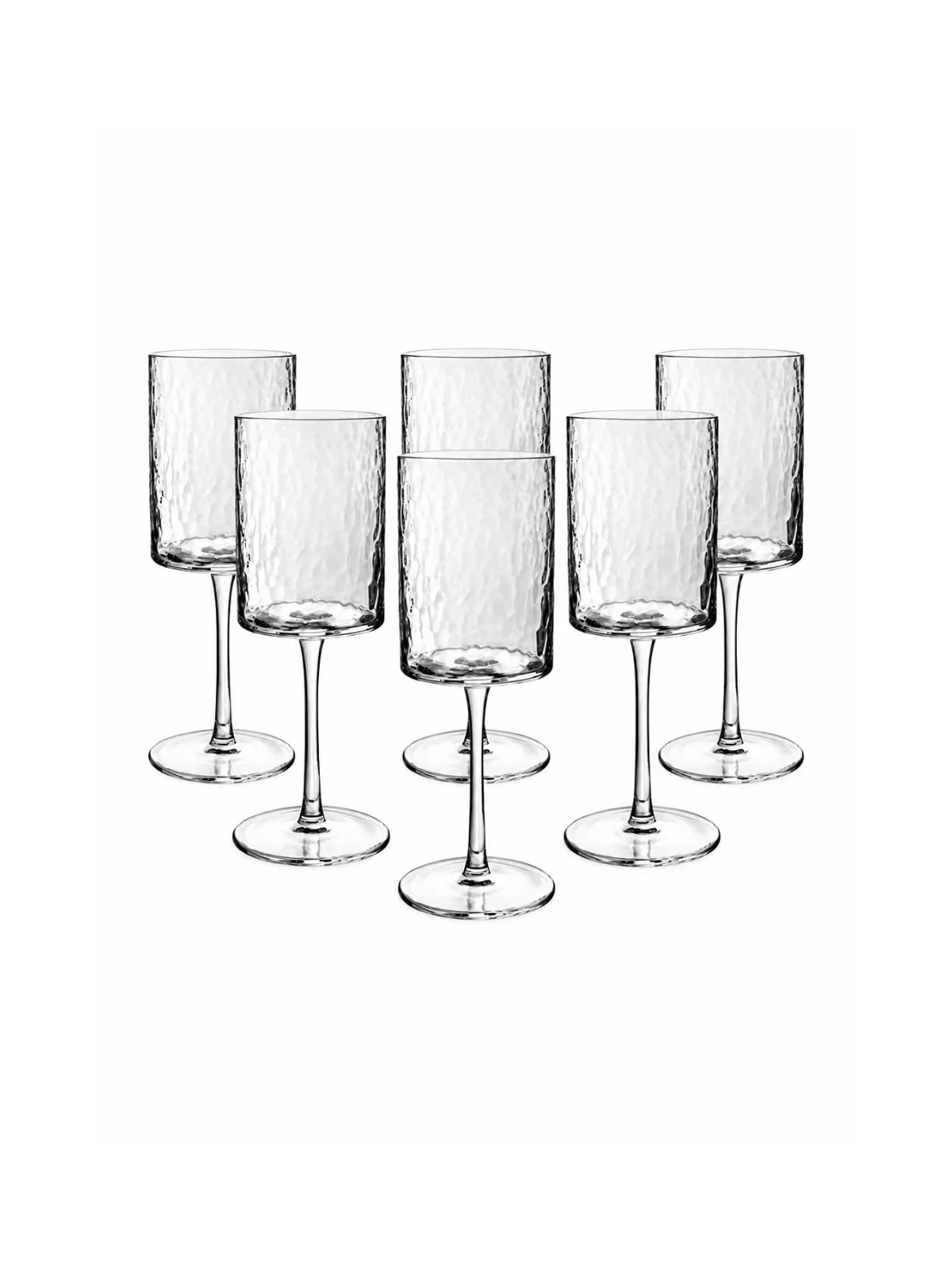 Jogo de 6 Taças Agua/Vinho 350ml Vitrum Martellato 