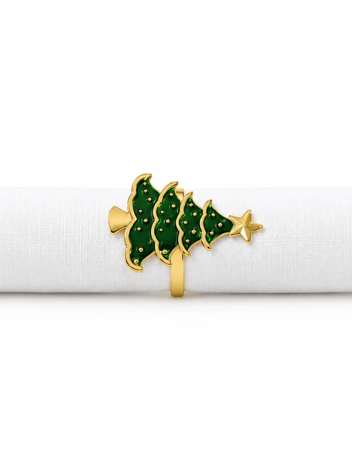 Anel de Guardanapo Arvore de Natal 